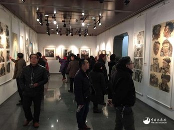 江油市首届临摹写生美术作品展在李白纪念馆展出