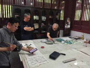 李白纪念馆开展纪念“5·12”李白故里书画采风活动