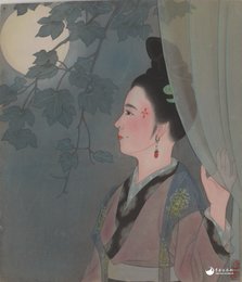 李白妇女诗集绘（ 第三十一幅）